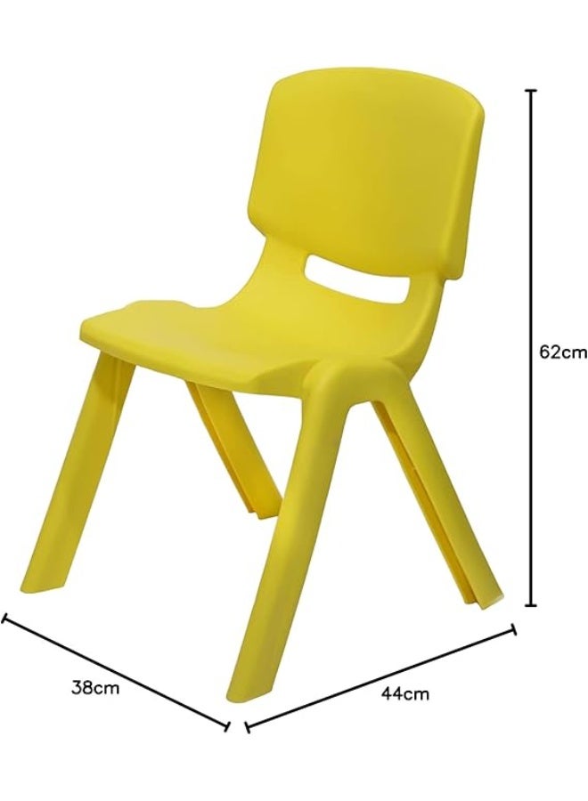 خورشيد للبلاستيك كرسي سمايل وسط من خورشيد بلاست للبلاستيك - أصفر - Image 2